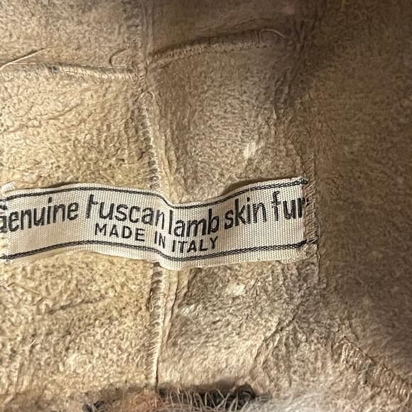 Vintage 70\'s Genuine Tuscan Lamb Skin Fur Hat Made in Italy main image 5